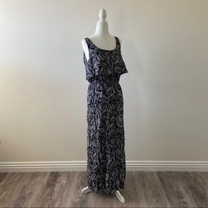 Merona Leaf Print Maxi Dress Never Worn